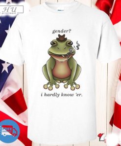 Gender I Hardly Know Er Cowboy Frog Smoke T-shirt