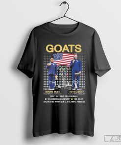 Goats Simone Biles And Katie Ledecky Most Olympic Gold Medals Shirt