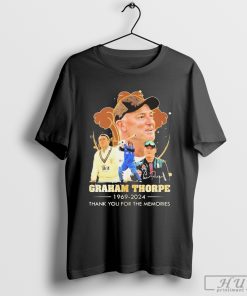 Graham Thorpe 1969 2024 Signature Thank You For The Memories Shirt