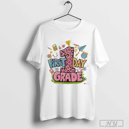 Happy First Day 1st Grade Back To School T-Shirt