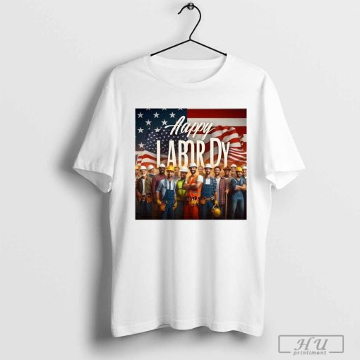 Happy Labor Day 2024 U.S Flag Shirt