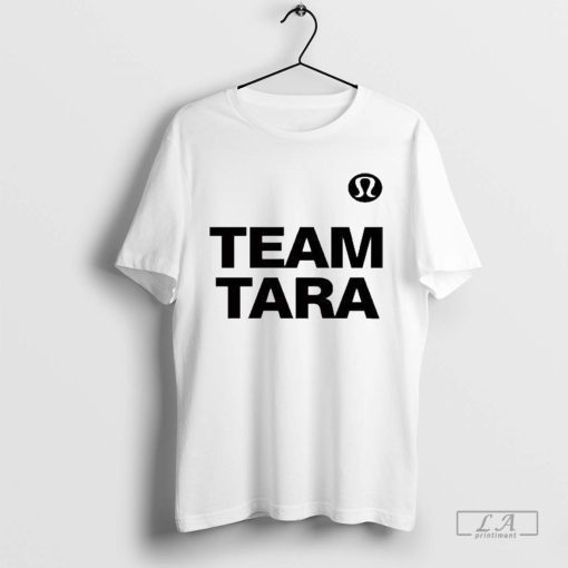 Hunter Woodhall Wearing Team Tara T-shirt