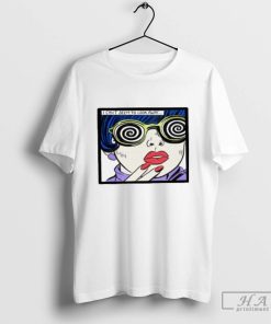 Hypno Pop I Can’T Seem To Look Away Art Girl T-Shirt