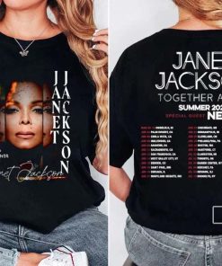 Janet Jackson Together Again 2024 Tour Fan Gift T-Shirt