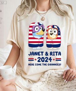 Janet and Rita 2024 Election Shirt, Here Come The Grannies Shirt