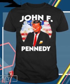 John F. Pennedy President USA Flag 2024 T-Shirt