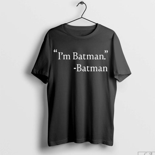 Josh Gad Wearing I'm Batman Shirt