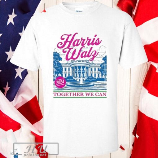 Kamala Harris Tim Walz Together We Can T-shirt