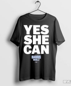 Kamala Harris Yes She Can Harris Walz Shirt