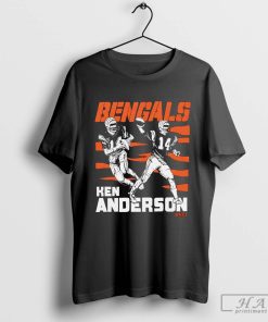 Ken Anderson 14 Player Cincinnati Bengals Football Graphic Shirt