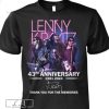 Lenny Kravitz 43rd Anniversary 1981 – 2024 Thank You For The Memories Shirt