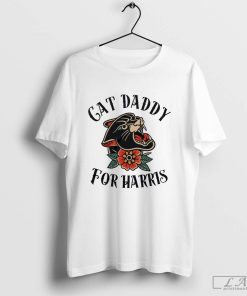 Men Kamala Cat Daddy For Harris 2024 Shirt