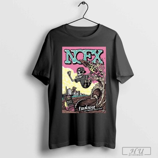 NOFX Molson Canadian Center Aug 28-29 2024 Moncton Poster T-shirt