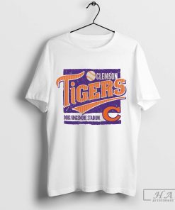 Natural Clemson Tigers Baseball Around The Horn Comfort Colors T-Shirt