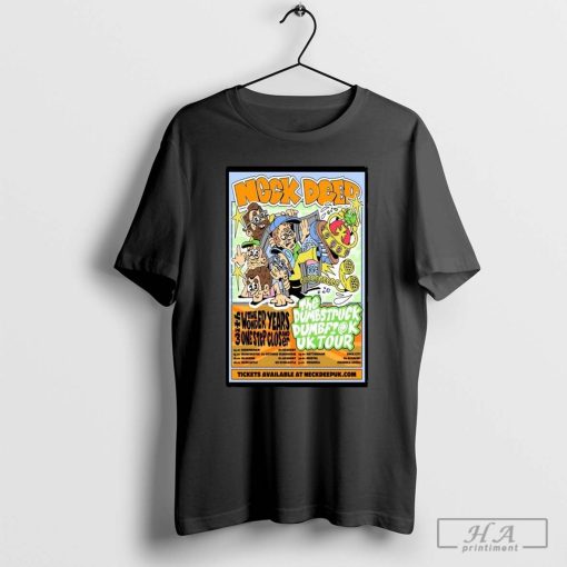 Neck Deep UK Tour 2025 Poster T Shirt