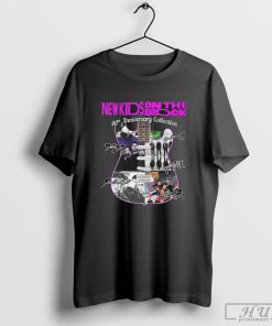 New Kids On The Block 40th Anniversary Collection Guitar Signatures T-shirt