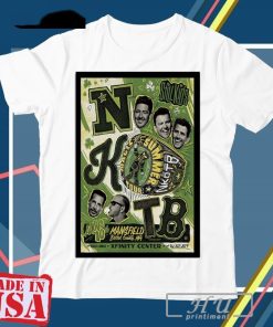 New Kids On The Block In Mansfield, MA On August 10 2024 Tour Poster T-Shirt