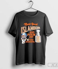 New York Islanders Go Four It 4 Time Champs T-shirts