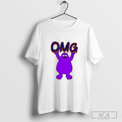 New York Mets Omg X Grimace Mascot Shirt