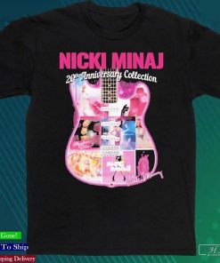 Nice Nicki Minaj 20th Anniversary Collection Signature T-Shirt