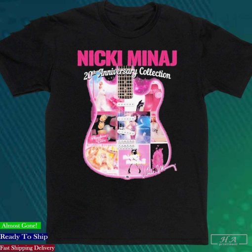 Nice Nicki Minaj 20th Anniversary Collection Signature T-Shirt