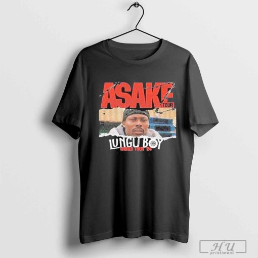 Official Asake Lungu Boy World Tour 2024 T-Shirts