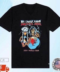 Official Blink 182 2024 World Tour Light Death T-shirt