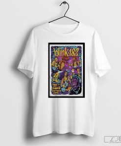 Official Blink-182 Columbus Tour August 13 2024 Limited Shirt