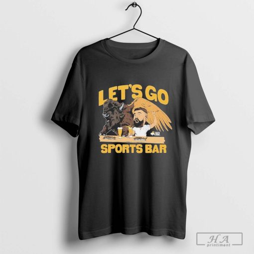 Official Buffalo Wild Wings x Jason Kelce Let’s Go Sports Bar T-Shirts