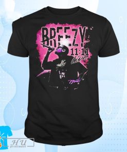 Official Chris Brown Breezy Live Concert 11 11 T-Shirt