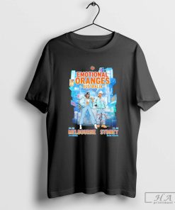 Official Emotional Oranges Australia Melbourne Sydney 170 Russell Metro Theatre T-shirts