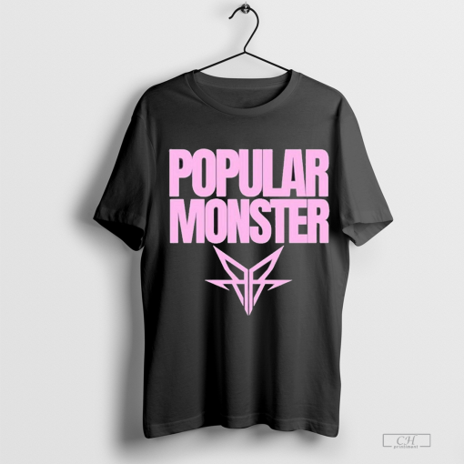 Official Falling In Reverse Popular Monster Text T Shirt