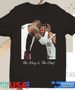 Official Lebron James Stephen Curry The King And The Chef Shirt