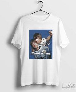 Official Liam Gallagher And Noel Gallagher Oasis Band Almost Friday T-Shirt