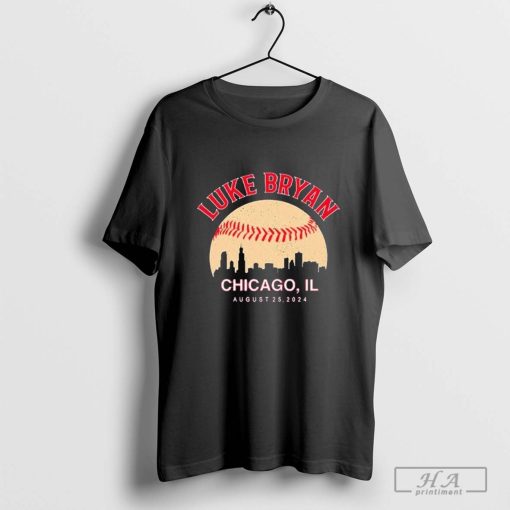 Official Luke Bryan Chicago IL August 25 2024 T-Shirts