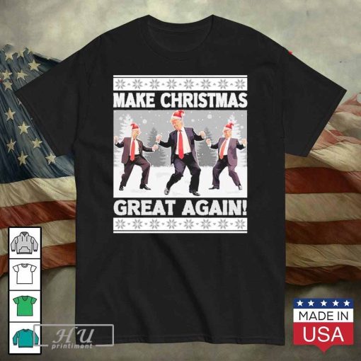 Official Make Christmas Great Again Trump Dancing 2024 Shirt