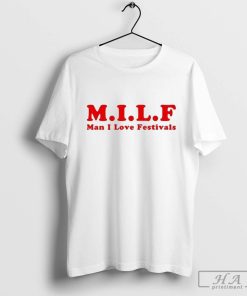 Official Milk Man I Love Festivals T-Shirts