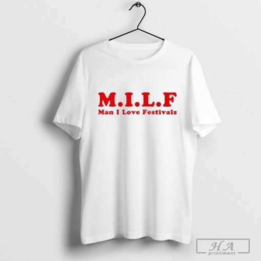 Official Milk Man I Love Festivals T-Shirts