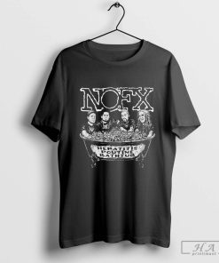 Official NOFX Final Tour Hepatitis Poutine Bathtub Montréal, QC August 24-25, 2024 T-Shirts