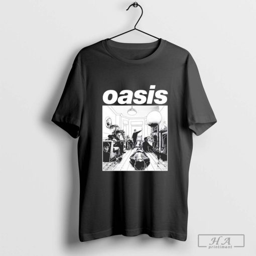 Official Oasis Definitely Maybe Artwork T-Shirt