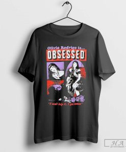 Official Olivia Rodrigo Obsessed Music Video T-shirts