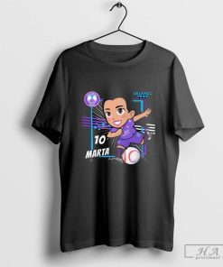 Official Orlando Pride Youth Marta 10 Chibi T-shirt