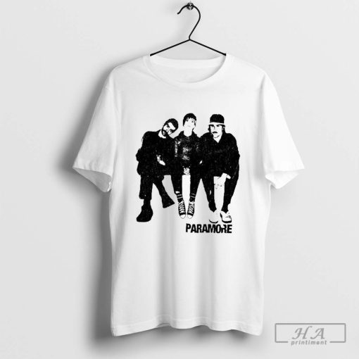 Official Paramore Group Photo Boyfriend Fit Girls Shirt