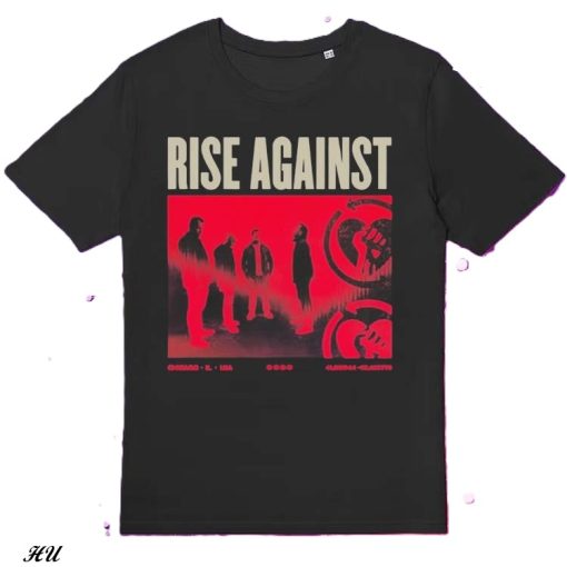 Official Rise Against Band Photo Chicago, IL T-Shirt