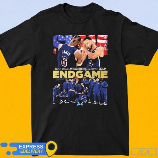 Official Slam Lebron Stephen Team Usa’s Avenger Bring Home Gold End Game Shirt