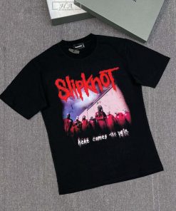 Official Slipknot Event Tee Here Comes The Pain Tour 2024 Photo Two Sides Print Vintage T-Shirt