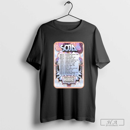 Official Soja With Special Guests Hirie And Likkle Jordee Winter Tour 2024 T-Shirts