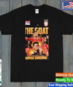 Official The Goat Novak Djokovic Olympic Shirt