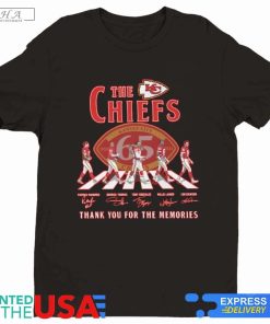 Official The Kansas City Chiefs NFL Thank You For The Memories T-Shirt