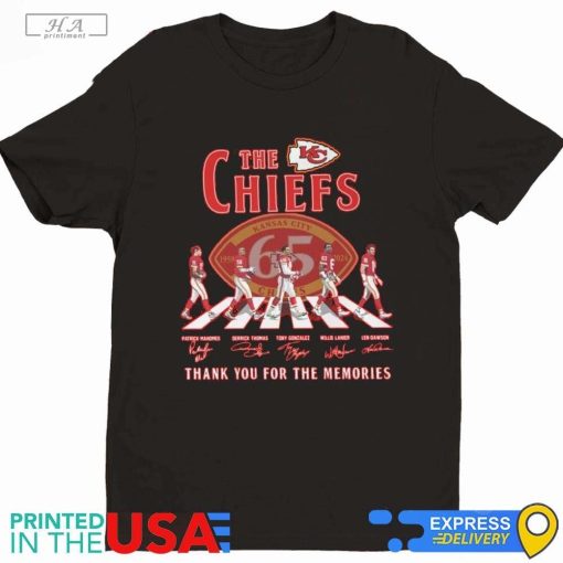 Official The Kansas City Chiefs NFL Thank You For The Memories T-Shirt